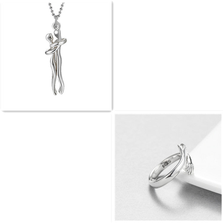 ‘Forever Hug’ Necklace & Ring Set