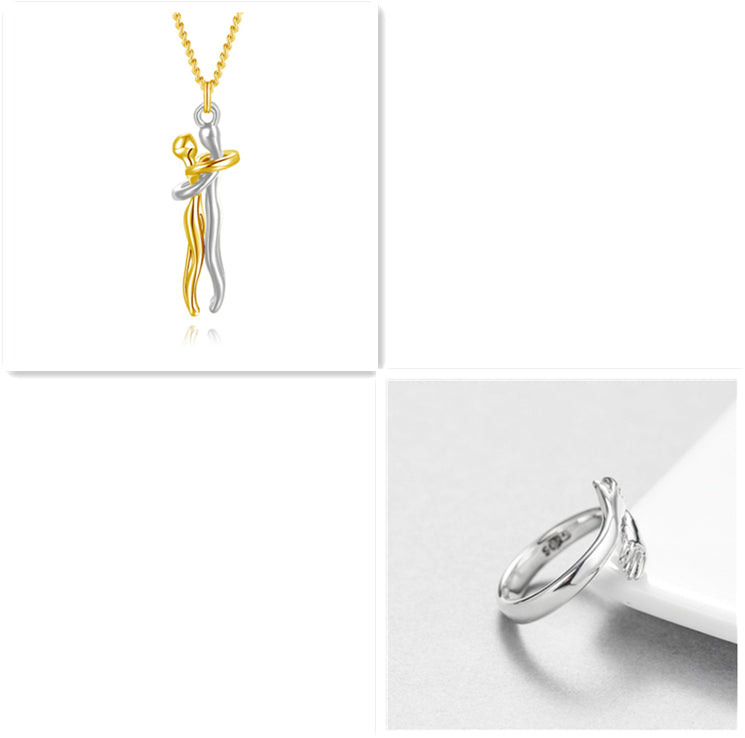 ‘Forever Hug’ Necklace & Ring Set