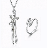 ‘Forever Hug’ Necklace & Ring Set