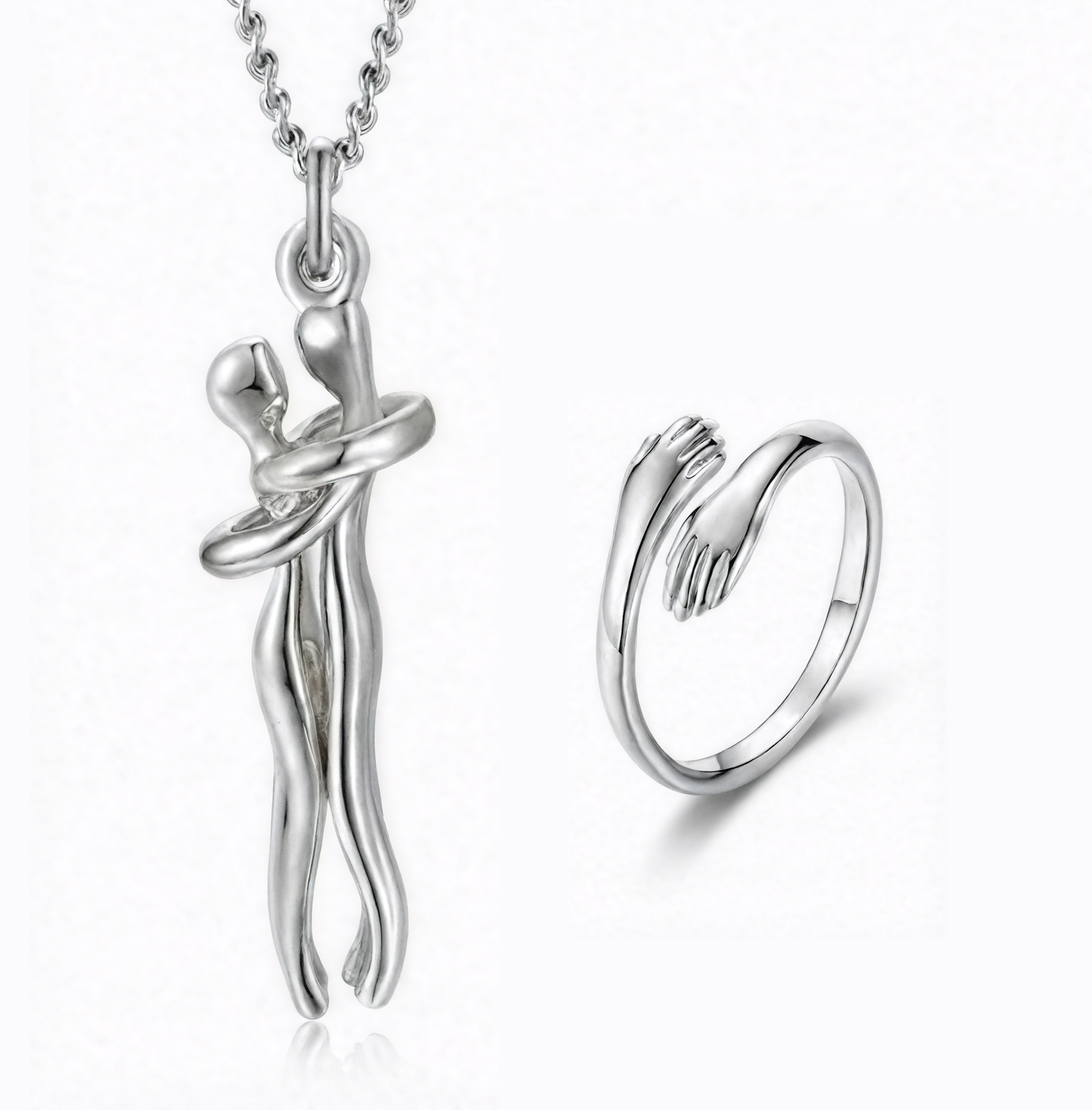 ‘Forever Hug’ Necklace & Ring Set